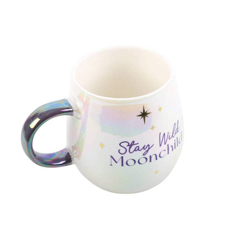 Stay Wild Moon Child Iridescent Celestial Mug