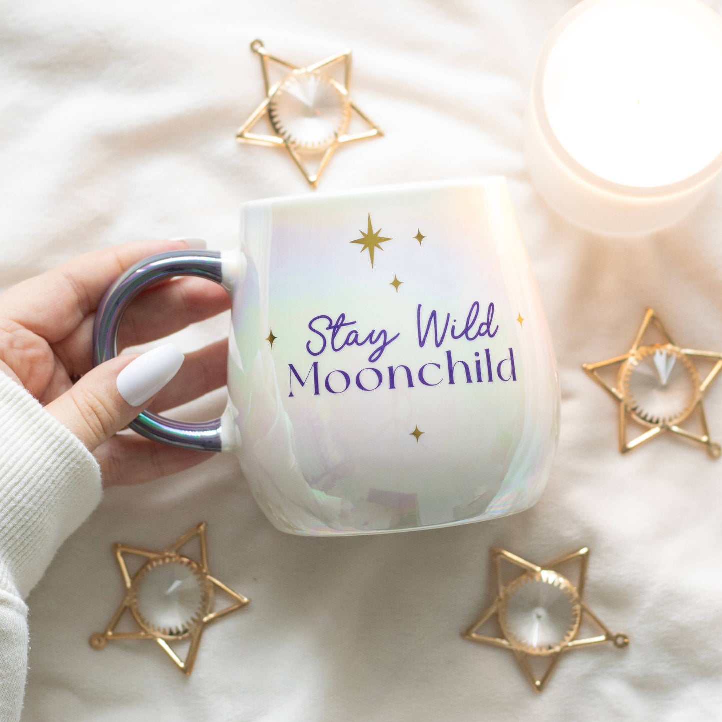 Mug céleste irisé Stay Wild Moon Child