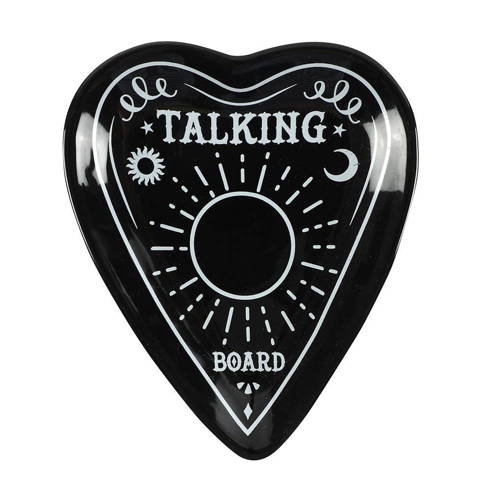 Black Ouija Talking Board Planchette Trinket Dish