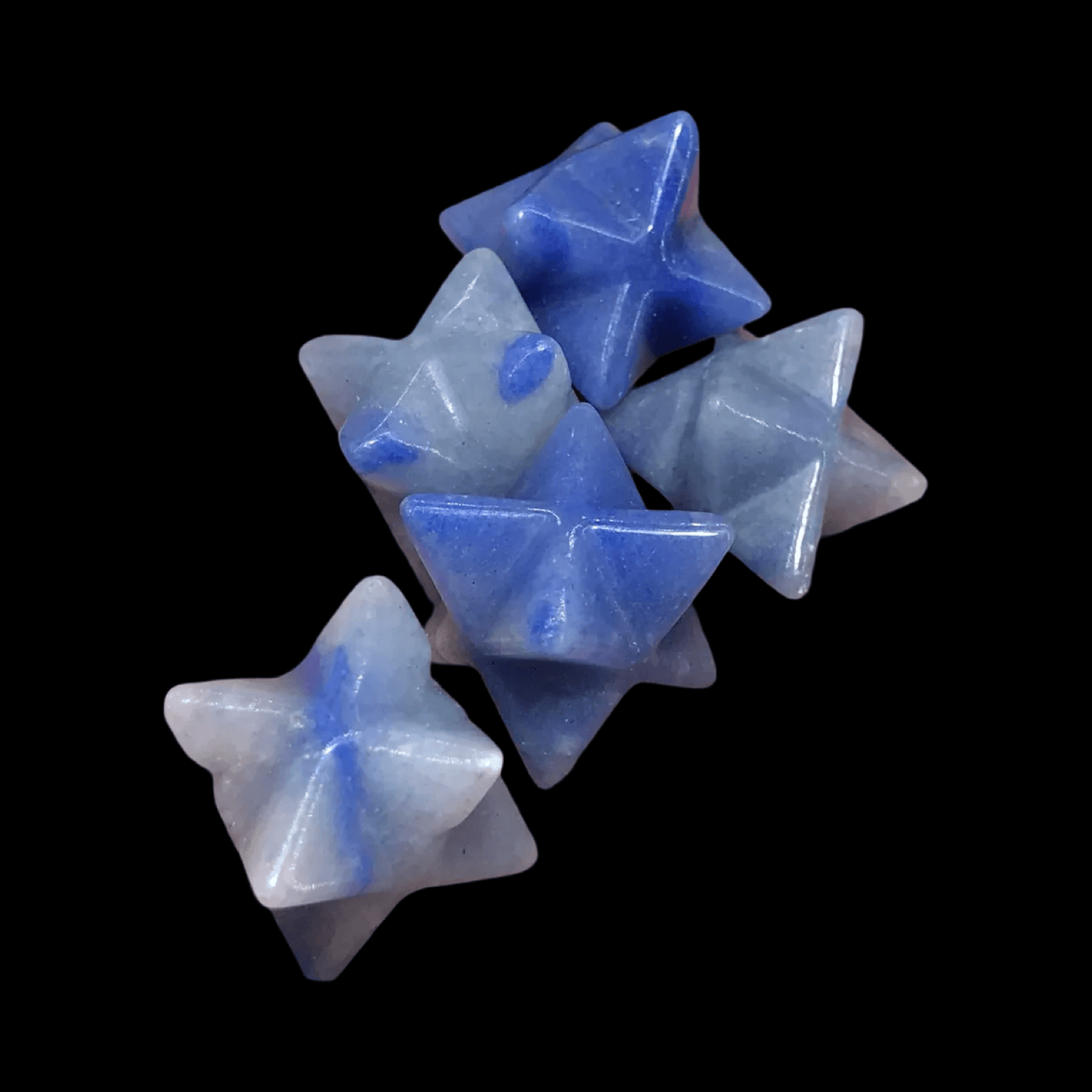 Carved Blue Aventurine Merkaba