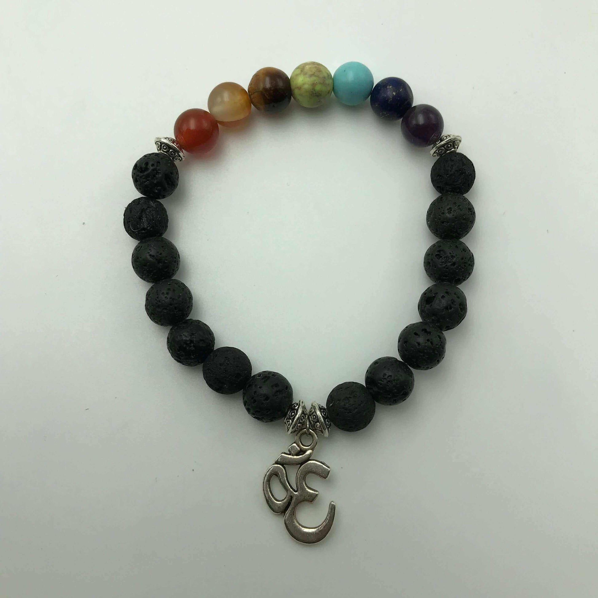 7 Chakras bracelet and bracelet & oil set at $10 only from Spiral Rain