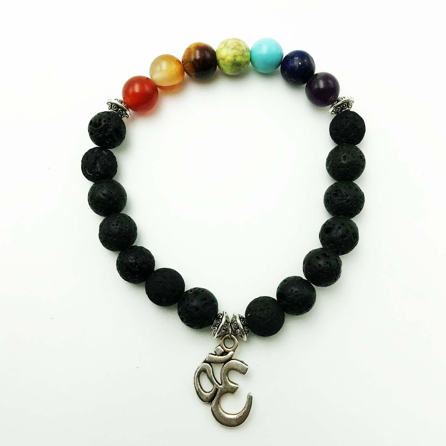 Bracelet 7 Chakras et bracelet & ensemble d'huile