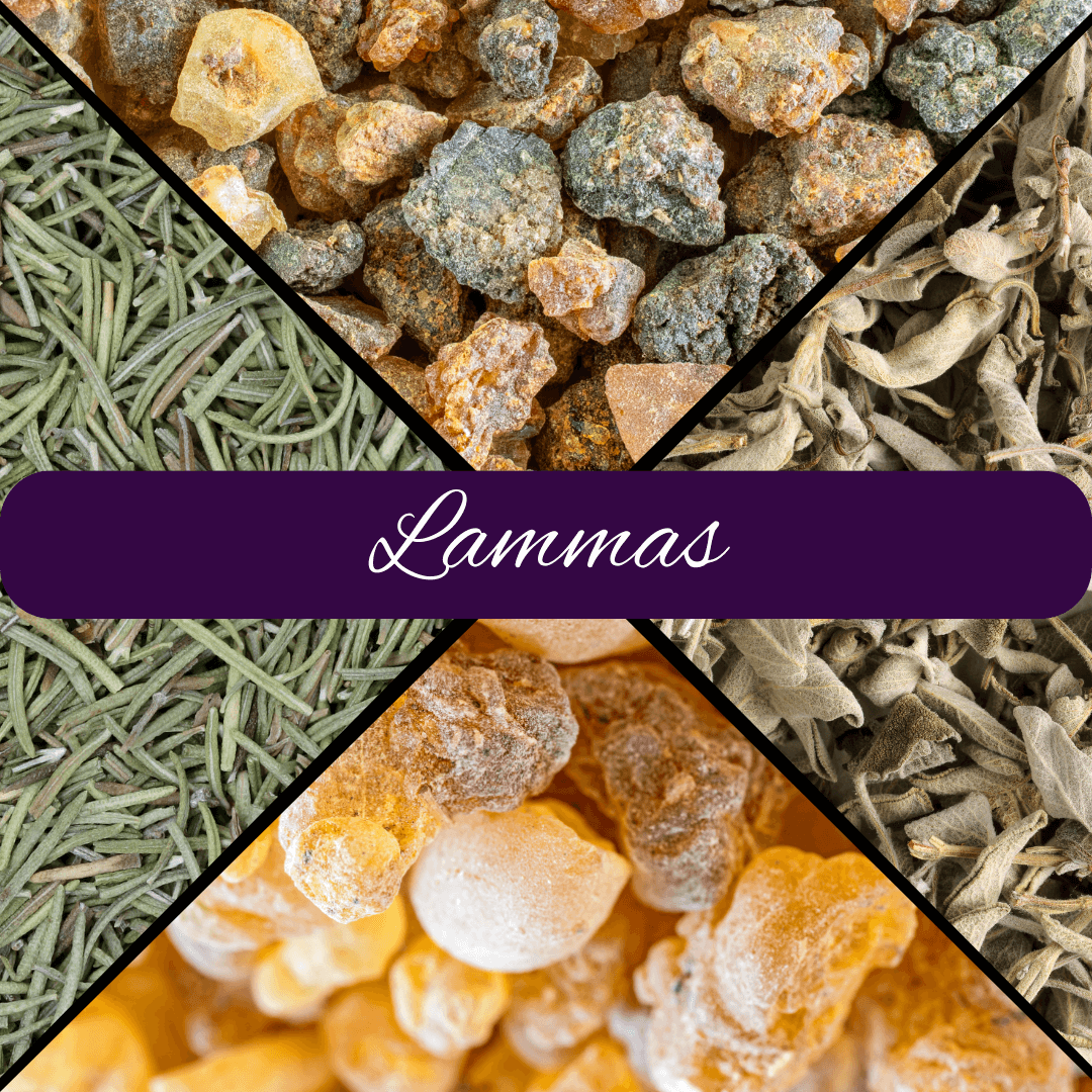 Lammas Harvest Loose Incense Blend with Carnelian Crystal