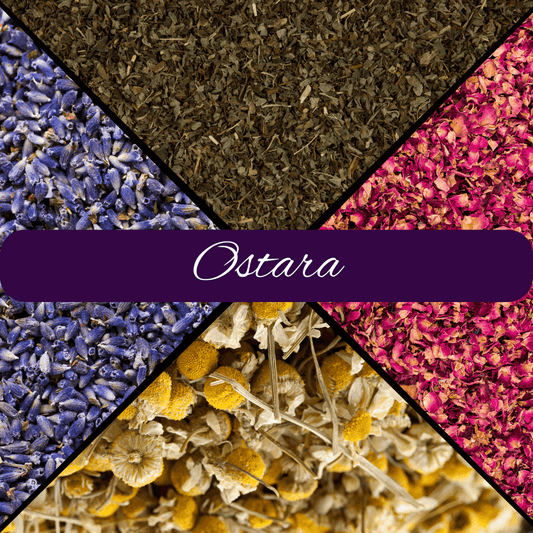 Ostara Spring Equinox Loose Incense Blend with Rose Quartz Crystal