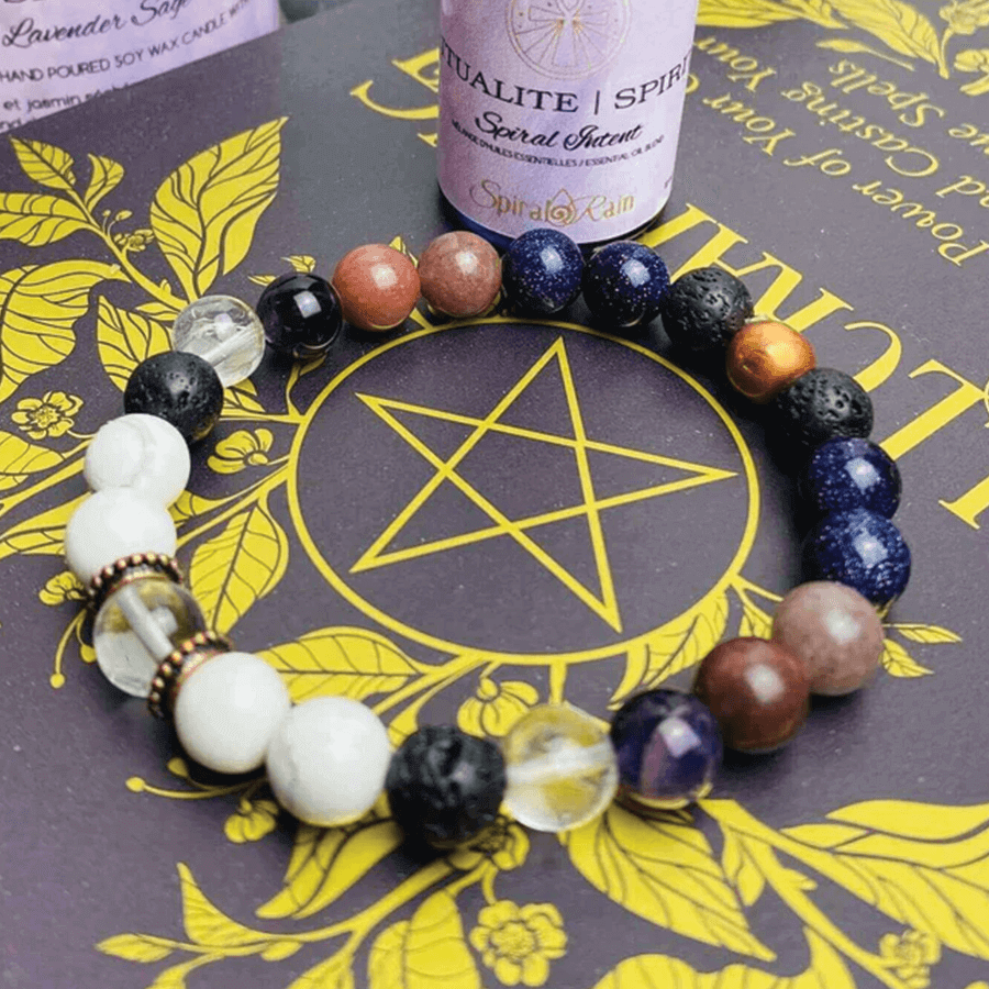 Bracelet Spiritualité et ensemble bracelet & huile