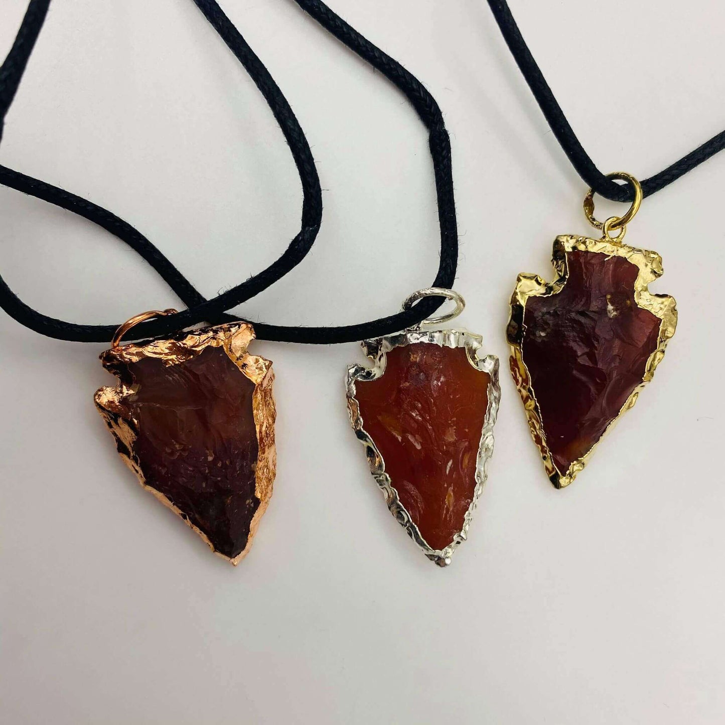Carnelian Arrowhead Necklace at $25 only from Spiral Rain