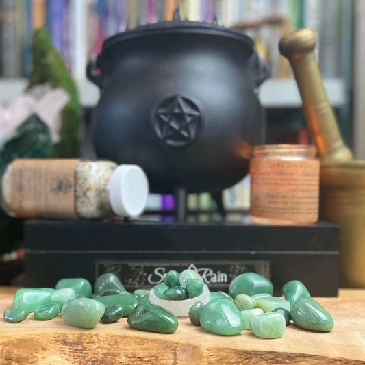 Aventurine Green Tumbled at $2 only from Spiral Rain