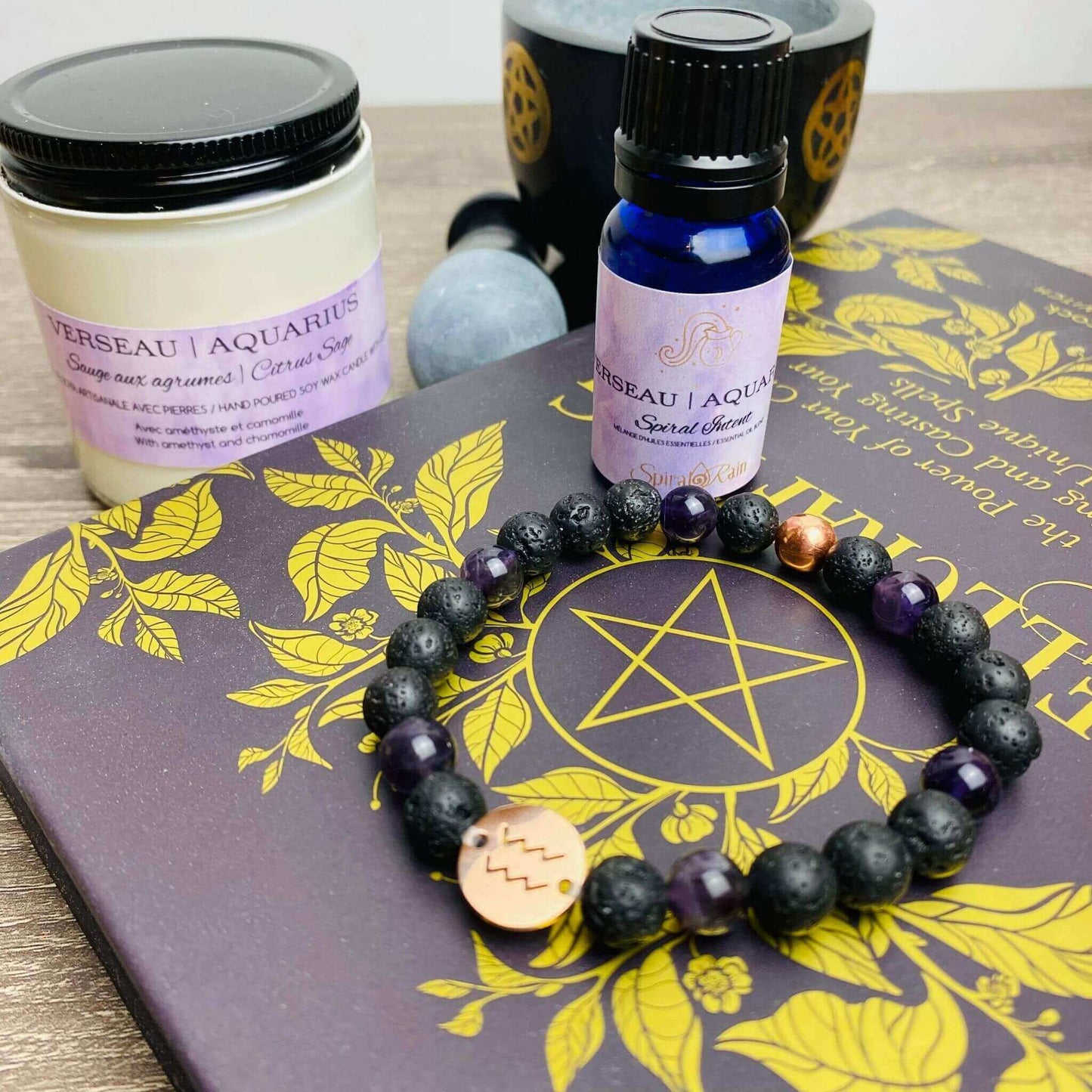 Aquarius (Jan 20 - Feb 18) Box at $85 only from Spiral Rain