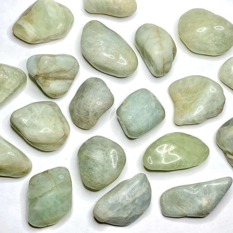 Aquamarine Tumbled at $3 only from Spiral Rain