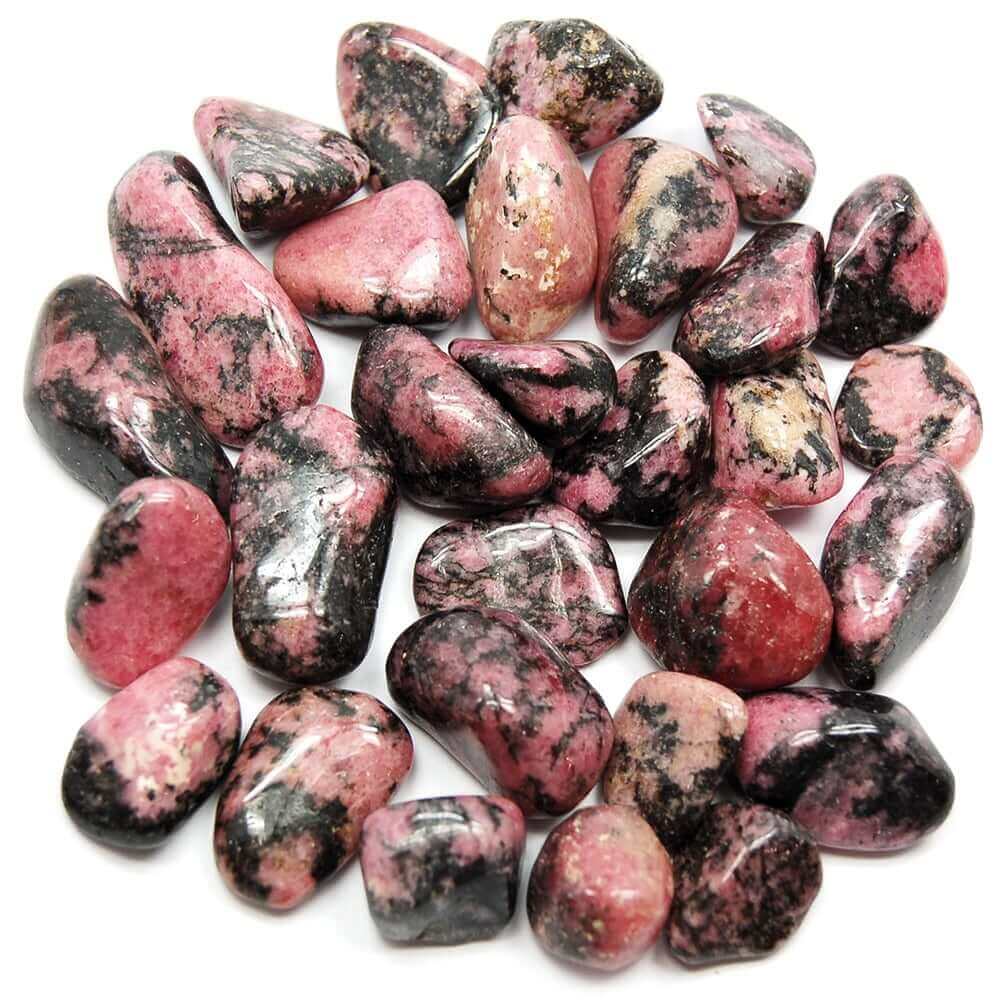 Rhodonite Tumbled at $5 only from Spiral Rain