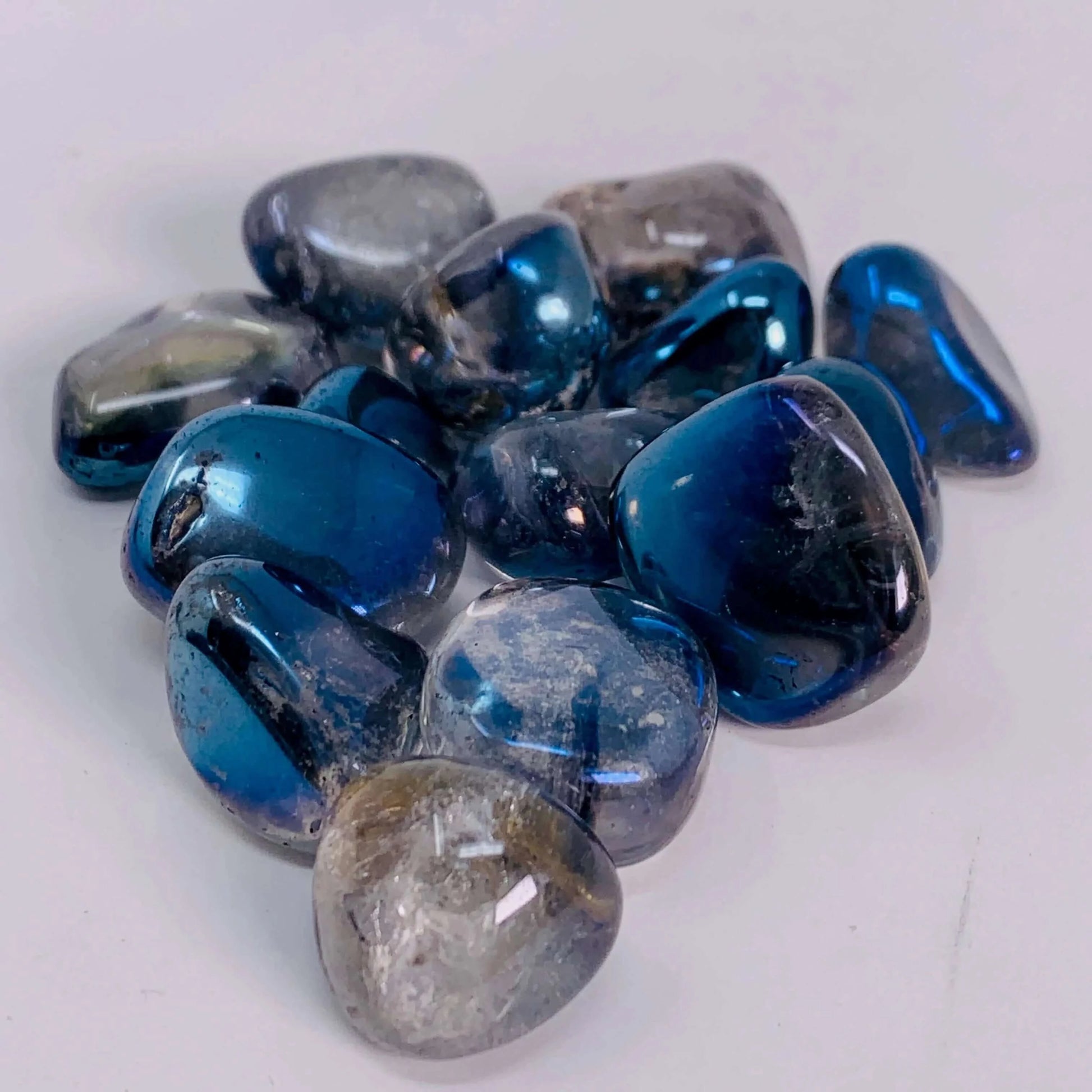 Aura Quartz Blue Tumbled at $3 only from Spiral Rain