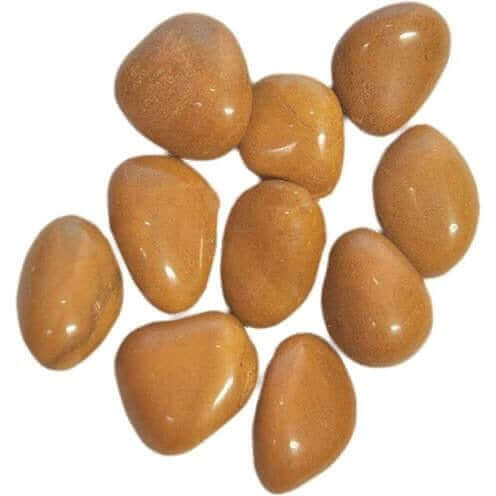 Jasper Yellow Tumbled Small at $1 only from Spiral Rain