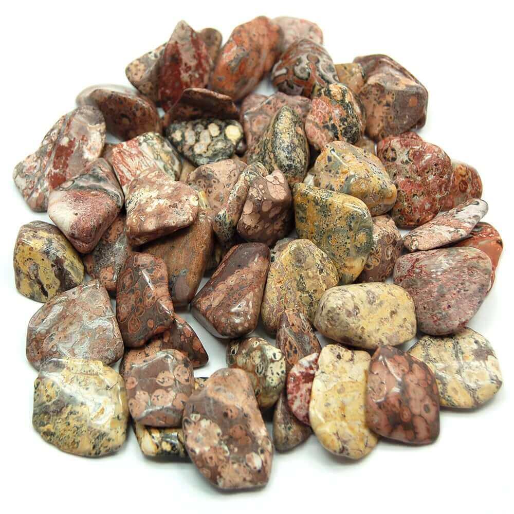 Jasper Leopardskin Tumbled Small at $3 only from Spiral Rain