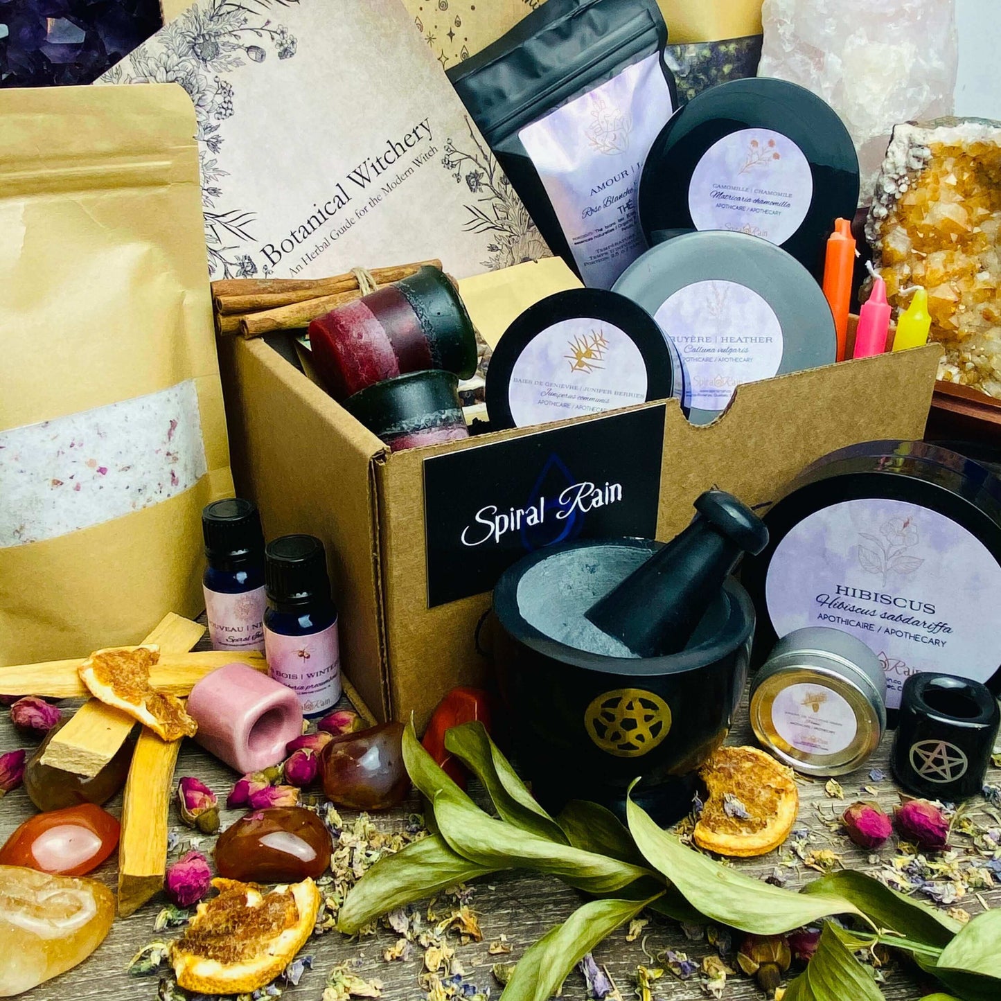 Apothecary + Crystals + Witch Box combo at $110.99 only from Spiral Rain