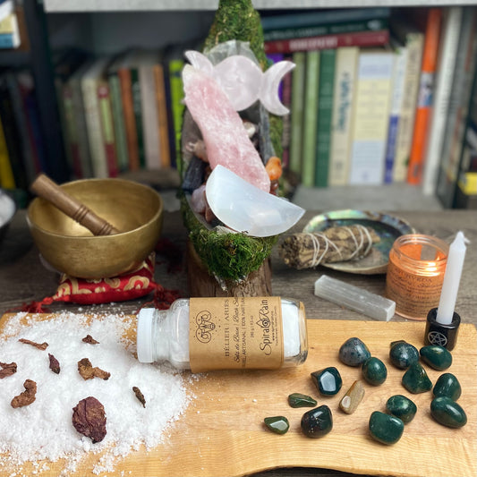 Aries (Mar 21 - Apr 19) bath salts at $20 only from Spiral Rain