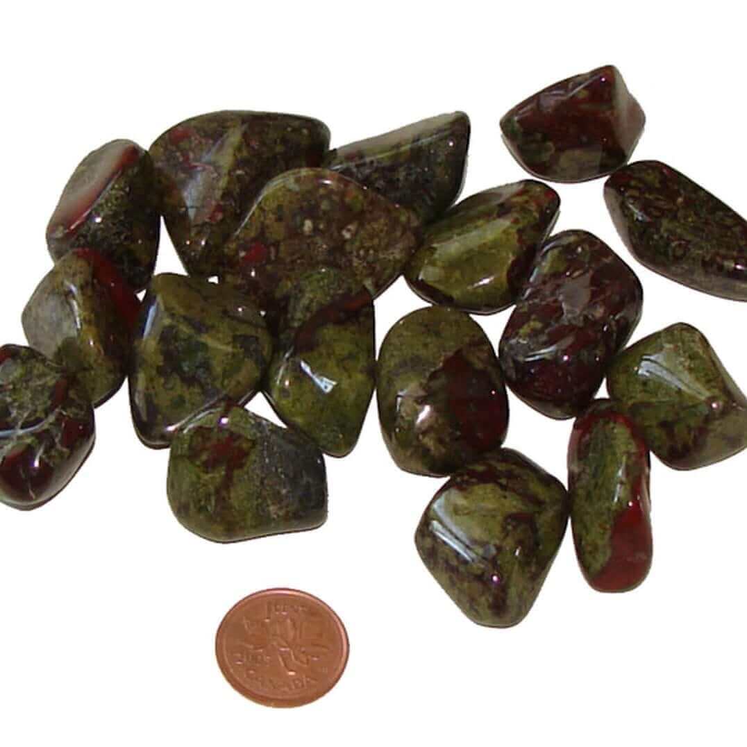 Jasper Dragon Blood Tumbled at $3 only from Spiral Rain