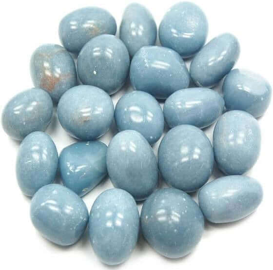 Angelite Tumbled at $6 only from Spiral Rain