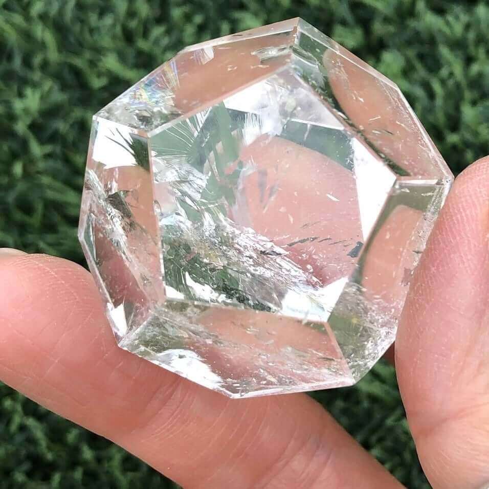 Clear Quartz Dodecahedron at $12 only from Spiral Rain