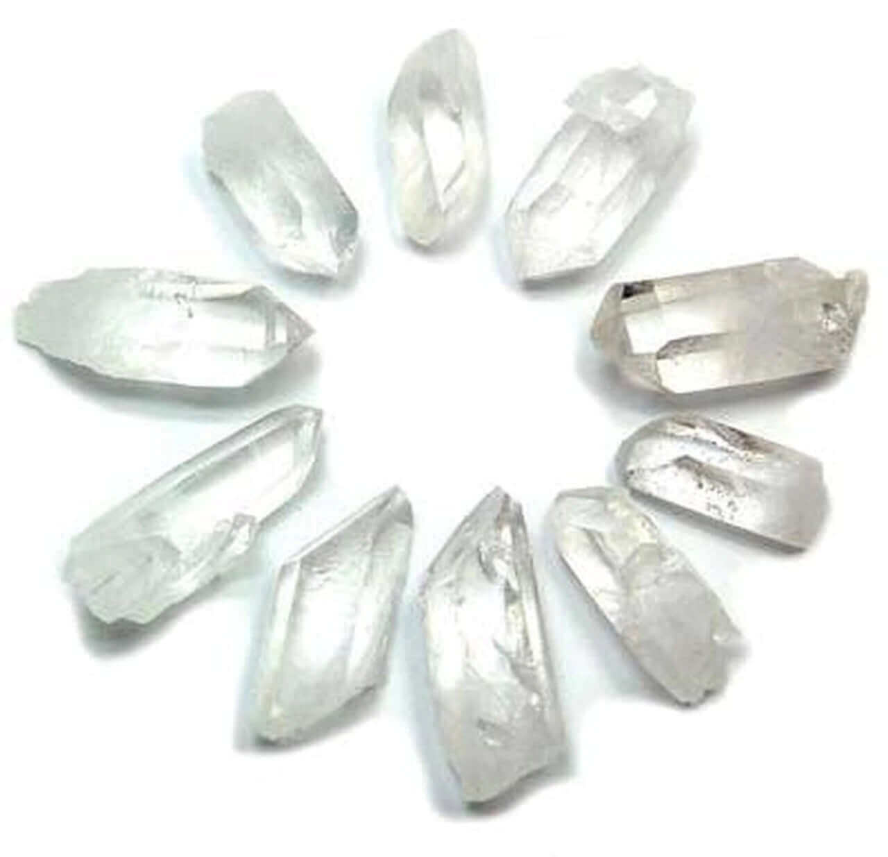 Clear Quartz point rough at $3 only from Spiral Rain