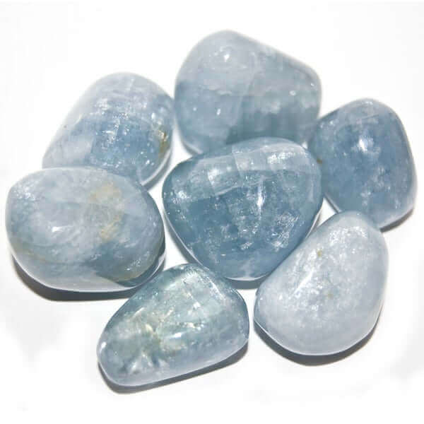 Celestite Tumbled at $5 only from Spiral Rain