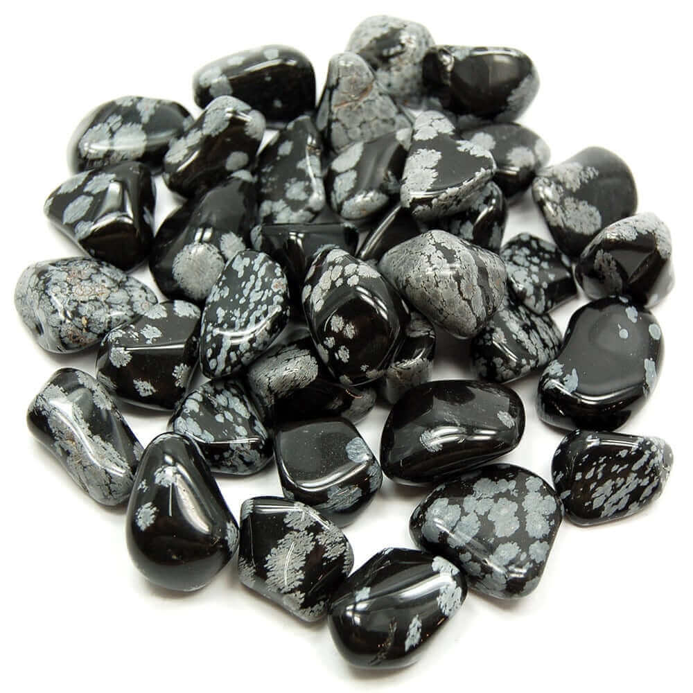 Obsidian Snowflake Tumbled at $3 only from Spiral Rain