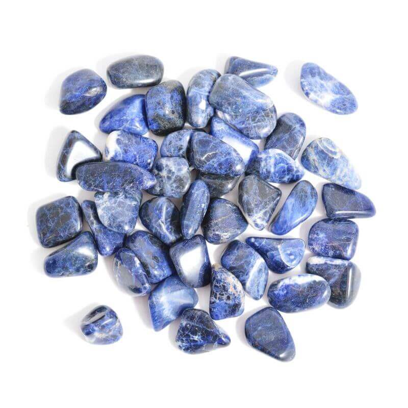 Sodalite Tumbled at $3 only from Spiral Rain