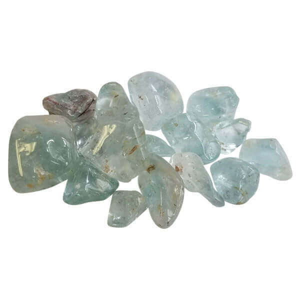 Topaz Blue Tumbled Tiny at $4 only from Spiral Rain